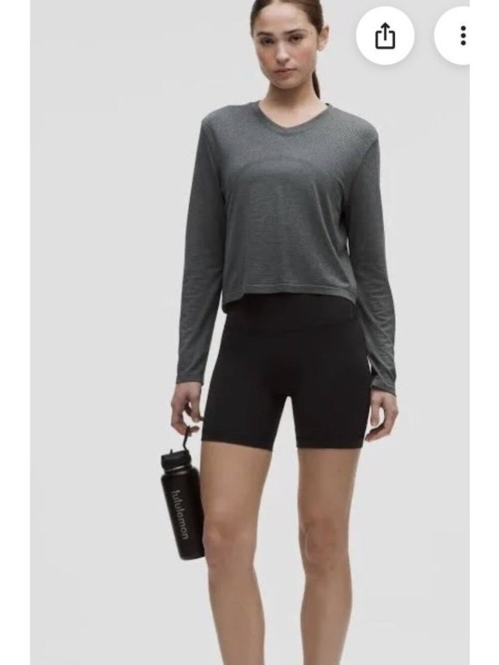 Lululemon Size 2 Wunder Train No Line High Rise Short 6”, Black         K